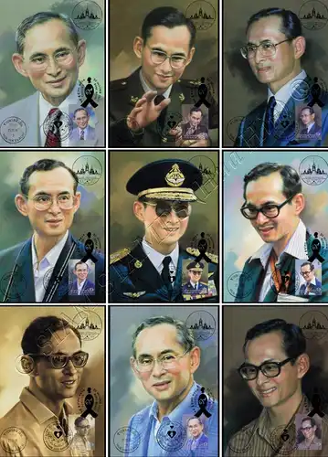 Einäscherungszeremonie von König Bhumibol (I) -MAXIMUM KARTEN MC(I)-