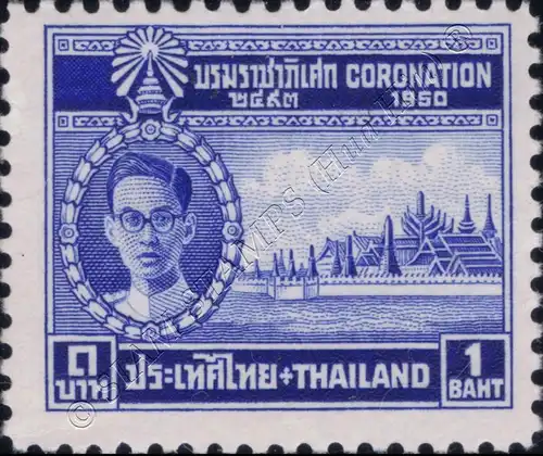 Krönung des Königs Bhumibol Aduljadeh als Rama IX (**)