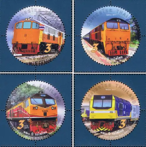 120 Jahre Thailändische Staatliche Eisenbahn: Lokomotiven -FDC(I)-I-