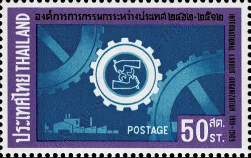50 Jahre Internationale Arbeitsorganisation (ILO) (**)