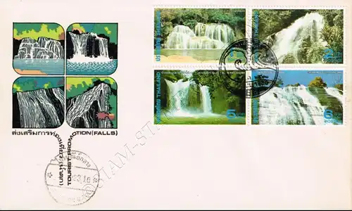 Tourismus: Wasserfälle (I) -FDC(I)-IT-