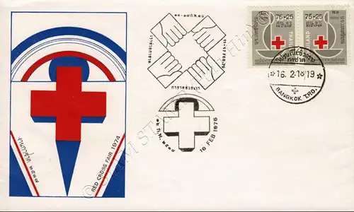 Rotes Kreuz 1975 -FDC(I)-AST-16.02.1975-