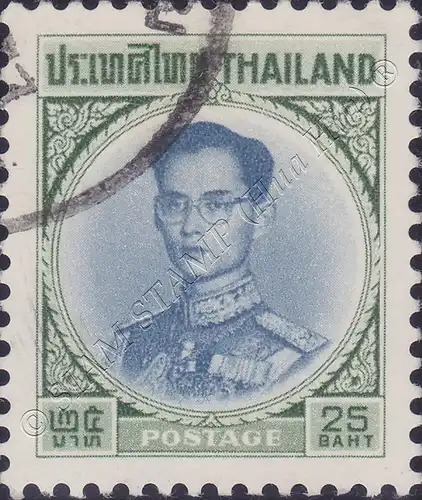 Freimarke: König Bhumibol RAMA IX 4.Serie 25B (426AI) -G(I)-