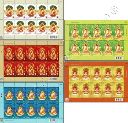 Visakhapuja-Tag 2023: Die 5 Buddhas aus Bhadda-kappa -KB(I)- (**)
