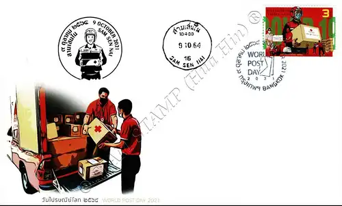 Weltposttag 2021: Thailandpost in Zeiten der Pandemie -FDC(I)-IST-