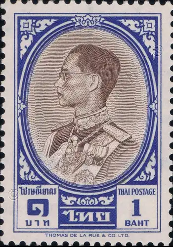 Freimarke: König Bhumibol RAMA IX 3.Serie 1B (365A) (**)