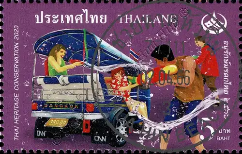 Tag des Kulturerbes und Buddhistisches Neujahrsfest (Songkran) -GESTEMPELT G(I)-