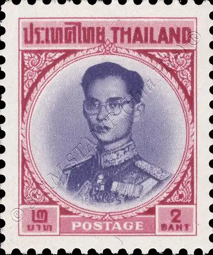 Freimarke: König Bhumibol RAMA IX 4.Serie 2B (421AI) (**)