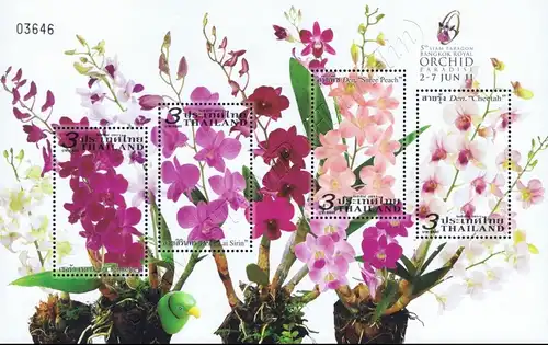 5. Orchideenausstellung, Bangkok (265I) -FOLDER (I)- (**)