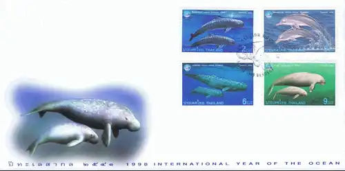Internationales Jahr des Ozeans: Meeressäuger -FDC(I)-I-