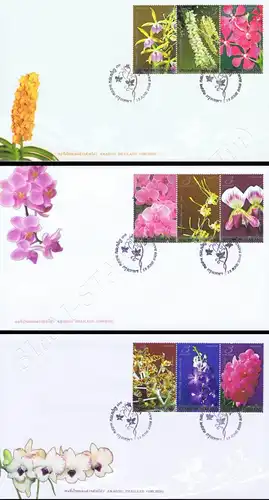 Amazing Thailand (I): Orchideen -FDC(I)-I-