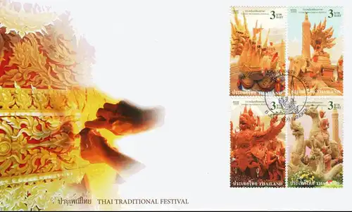 Thai Traditional Festival - Candle Processing Festival -FDC(I)-I-