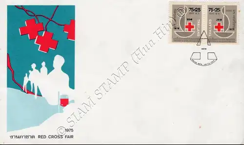 Red Cross 1976 -FDC(I)-I-