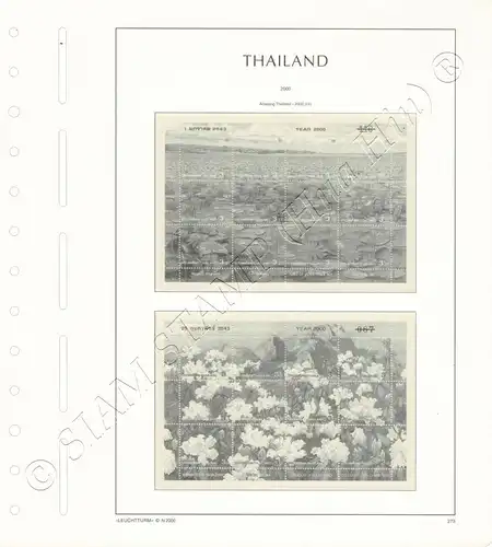 LIGHTHOUSE Template Sheets THAILAND 2000 page 273-286 16 Sheets (USED)