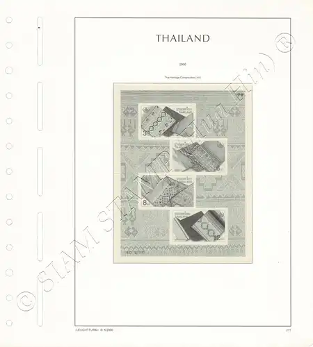 LIGHTHOUSE Template Sheets THAILAND 2000 page 273-286 16 Sheets (USED)