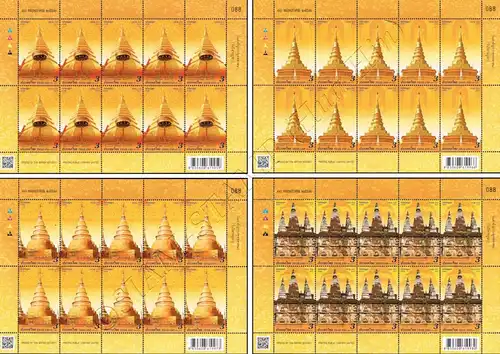 Vesak-Day 2019: Stupas (II) -KB(I) RDG- (MNH)