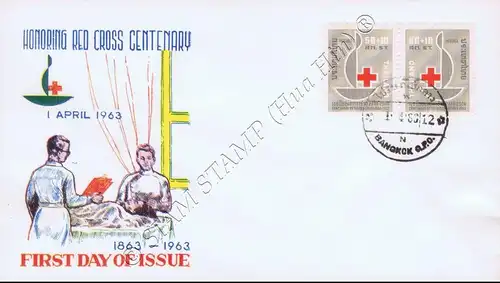 International Red Cross Centenary -FDC(II)-T-