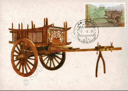 Cultural Heritage: Wooden Carts -MAXIMUM CARDS MC(39)-