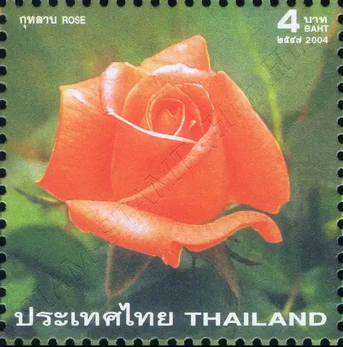 Greeting Stamp 2004: Rose (III) "SANDRA" (MNH)