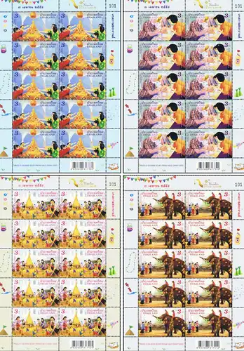 Songkran Festival - The Beginning of "Thainess" Year -PAIR- (MNH)