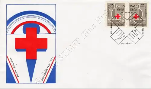 Red Cross 1975 -FDC(I)-I-