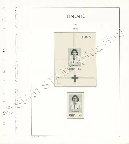 LIGHTHOUSE Template Sheets THAILAND 1991 page 142-155 25 Sheets (USED)