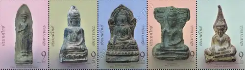 Buddha figures (II): Phra Yot Khumphon -STRIPE- (MNH)
