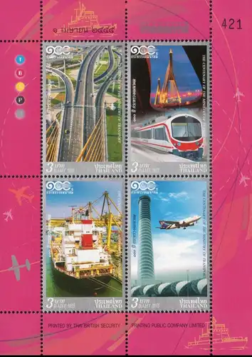 The Centenary of the Ministry of Transport -KB(I)- (MNH)