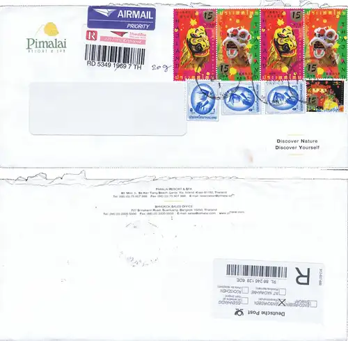 Chinese New Year 2008 -OVERPRINT (I) KB(II) "CLOWN MASK"- (MNH)