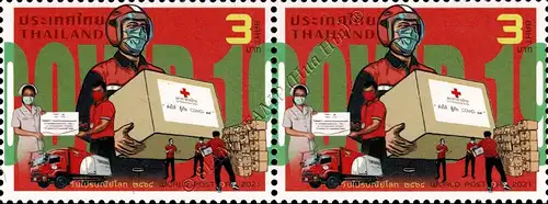 World Post Day 2021: Thailand Post in times of pandemic -PAIR- (MNH)