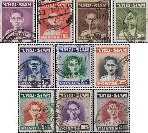 Definitive: King Bhumibol RAMA IX 1st Series -CANCELLED G(I)-