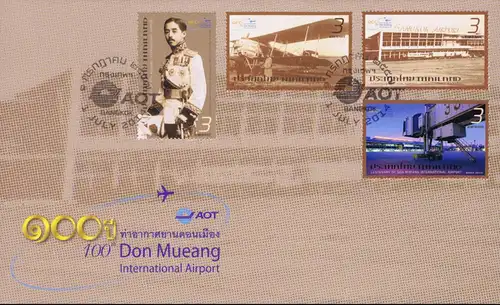 100th Anniversary of Don Mueang International Airport -FDC(I)-I-