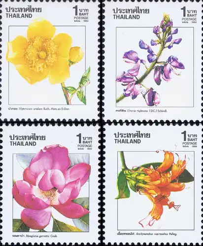 New Year's Day: flowers (24I) -P.A.T. OVERPRINT- (MNH)