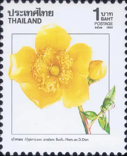 New Year's Day: flowers (24I) -P.A.T. OVERPRINT- (MNH)