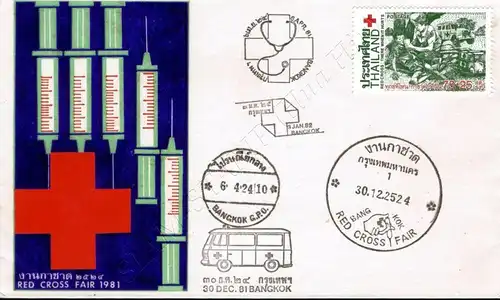 Red Cross 1981 -FDC(I)-ASSTT-