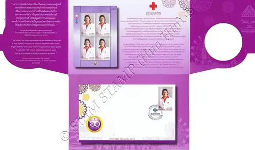 Red Cross - 60th Birthday Princess Sirindhorn -KB(II) FOLDER FL(I)- (MNH)