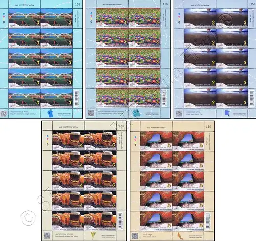 THAILAND 2018, Bangkok: Tourist Destinations -KB(I)- (MNH)