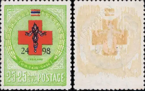 Red Cross with black imprint -2498- (MNH)