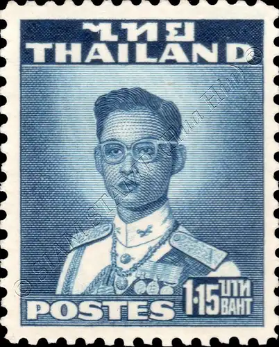 Definitive: King Bhumibol 2nd Series 1.15B (289A) -WATERLOW- (MNH)