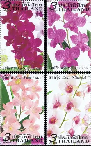 Orchid: Dendrobium Varieties (MNH)