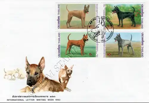 International Letter Week: Thai Ridgeback -FDC(I)-I-