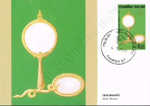 Intern. Stamp Exhibition THAIPEX 87, Bangkok: Handicrafts -MC(13) (I)-