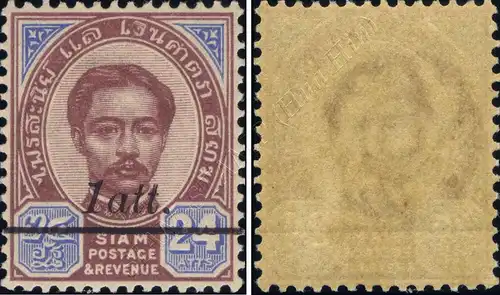 Definitive: King Chulalongkorn (2nd Issue) (13) with Overprint (SO-0116) (MNH)