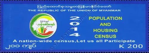 Myanmar Census 2014 (I) (MNH)
