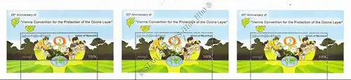 25 Years Vienna Convention for the Protection of the Ozone Layer (2) -3er- (MNH)