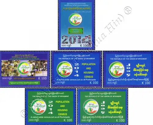 Myanmar Census 2014 (II) (MNH)