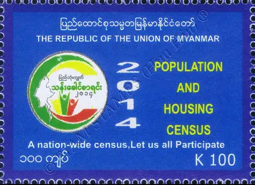 Myanmar Census 2014 (II) (MNH)