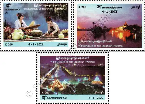 74th Anniversary of Independence Day (MNH)