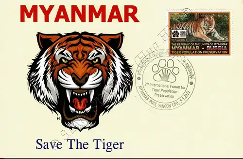 2nd International Forum for Tiger Population Preservation -MAXIMUM CARDS MC(II)-