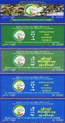 Myanmar Volkszählung 2014 (I) (**)